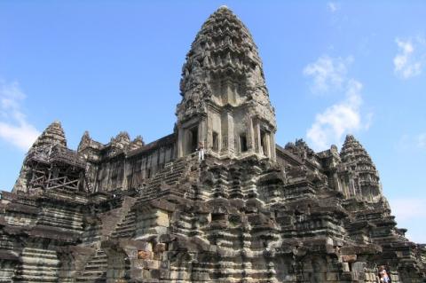 Angkor Wat multiple-layered ancient building in Cambodia. From world heritage sites to our local communities, the meaning of heritage is open to interpretation, says a Tufts art history professor
