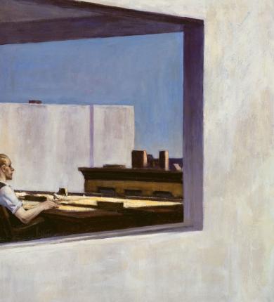 Office in a Small City, by Edward Hopper, 1953, Metropolitan Museum of Art
