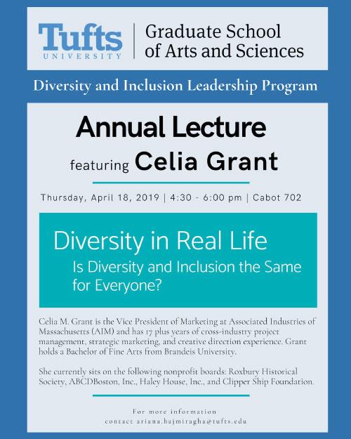poster for 2019 Annual Speaker lecture