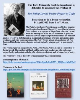 Program for Philip Levine Poetry Project