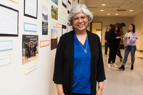 Jayanthi Mistry, professor and chair of the Eliot-Pearson Department of Child Study and Human Development