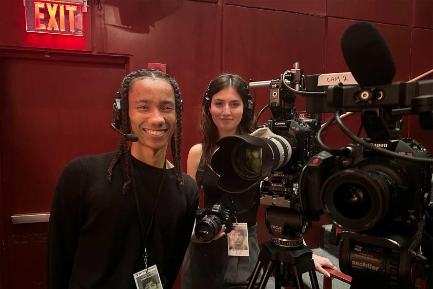 Students together featured in their internship program