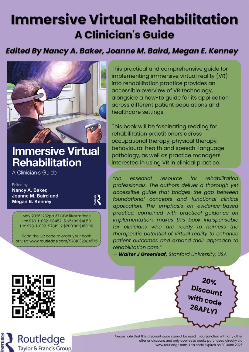 Immersive Virtual Rehabilitation Flyer