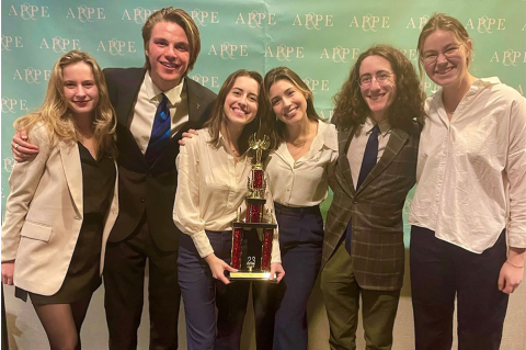 Tufts Ethics Bowl team finishes 2nd at APPE Intercollegiate Ethics Bowl