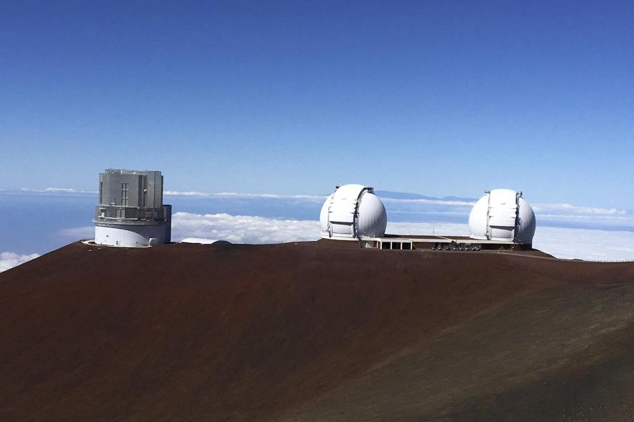 Keck Observatory in Mauna Kea Hawaii