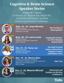 Psychology 2022 Fall Cognitive and Brain Science Speaker Series