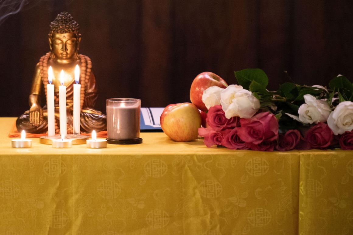 Buddha candles
