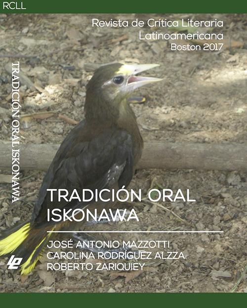 Tradicion oral iskonawa book cover
