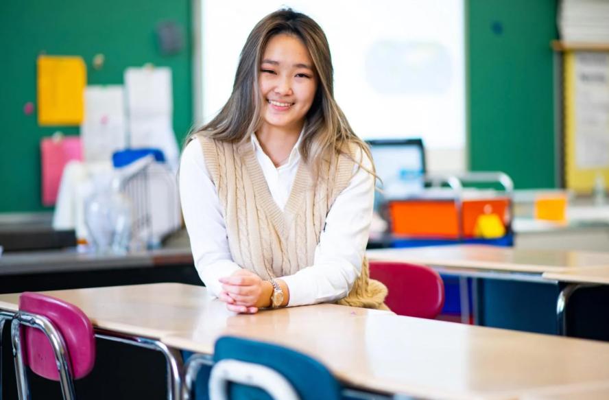 Stephanie Lin, AG22, is carrying the lessons she learned in the Urban Teacher Training Collaborative with her in her new job at West Somerville Neighborhood School.