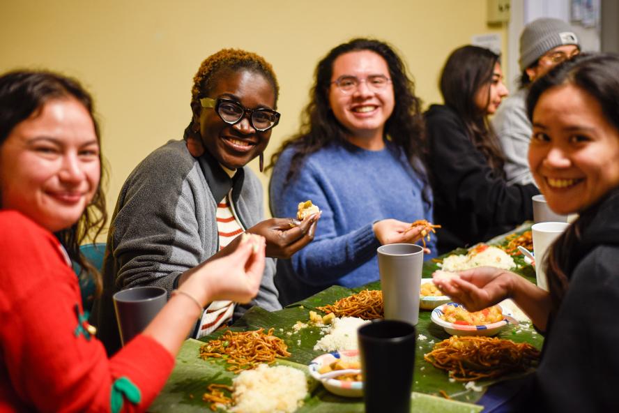 People sitting at the table